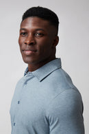 Raffi All Year Round Aqua Cotton Short Sleeve Button up RW22210 - My Filosophy