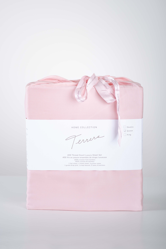 Terrera Pale Rose Sheet Set