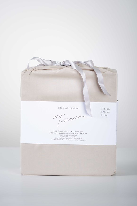 Terrera Taupe Sheet Set