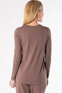 Terrera Georgia Crew Neck Long Sleeve Top