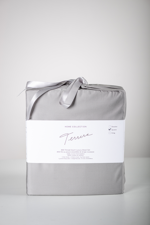 Terrera Grey Sheet Set