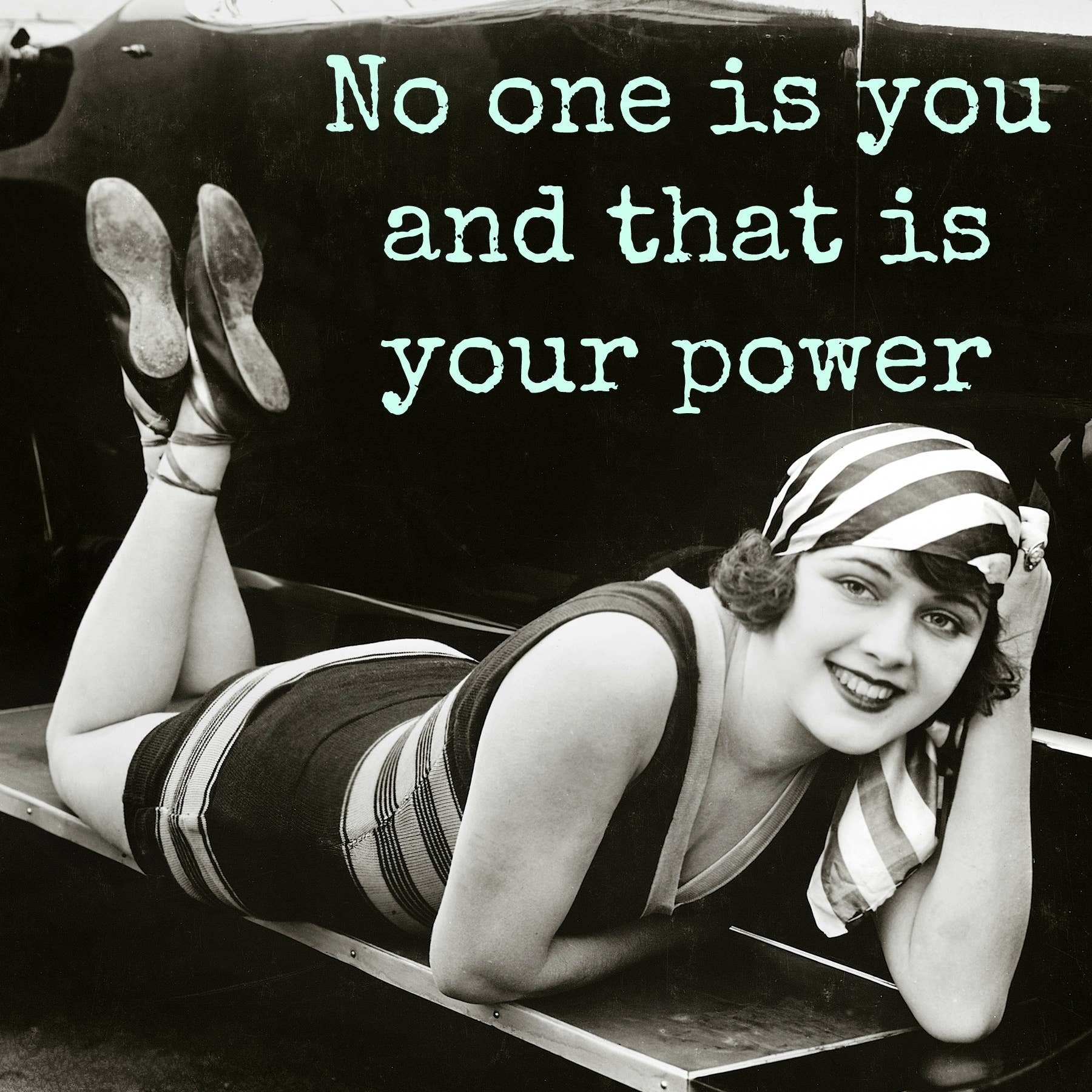 Fridge Magnet.  No One Is You And That Is Your Power