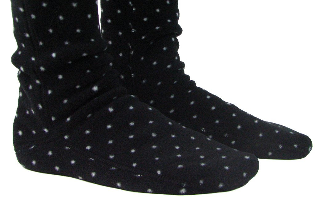 Polar Feet Over the Knee Fleece Socks - Domino