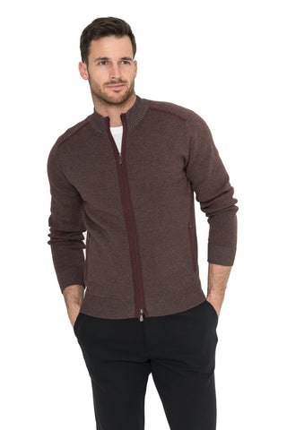 Raffi Pure Superior Cotton Fancies Long Sleeve Milano Vanise Zip Jacket