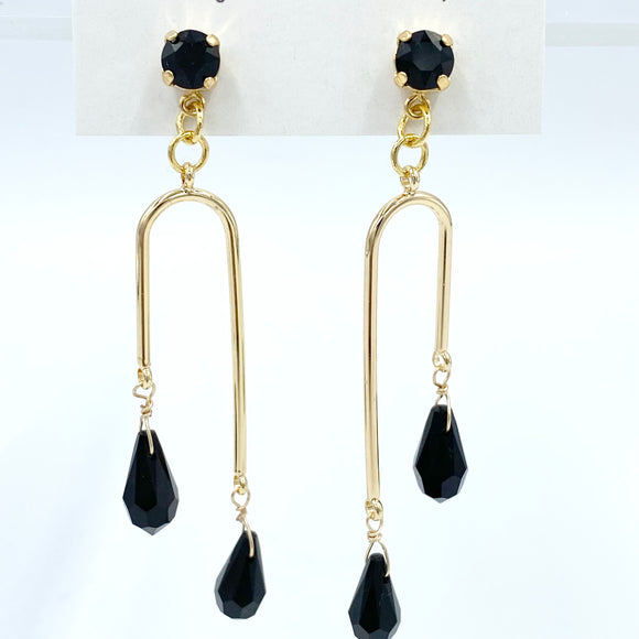 Joanna Bisley Crystal U Earrings