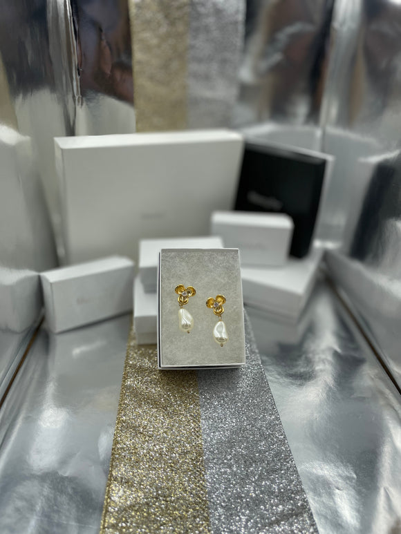 Joanna Bisley Diana Baroque Earrings Gold