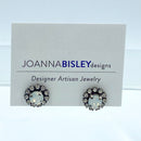 Joanna Bisley White Opal Stud with Ring of Crystals-1