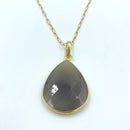 Joanna Bisley Teardrop Labradorite 14kt goldfill Necklace-2