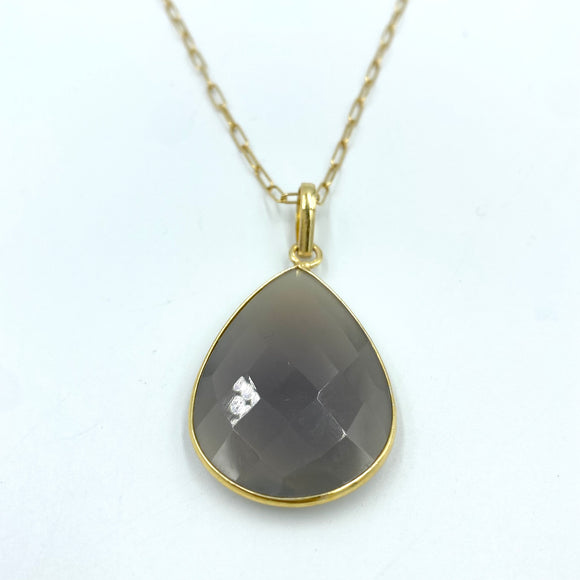 Joanna Bisley Teardrop Labradorite 14kt goldfill Necklace