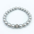 Joanna Bisley Light Grey 8mm with Pave Bead-3