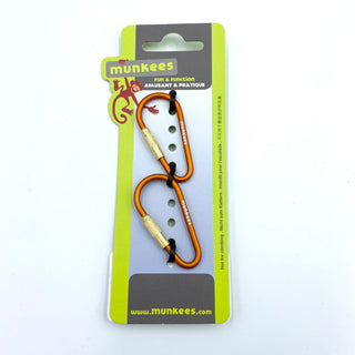 Buy orange Munkees Mini Link Biner D-Shape 6 x 60 mm (2pcs)