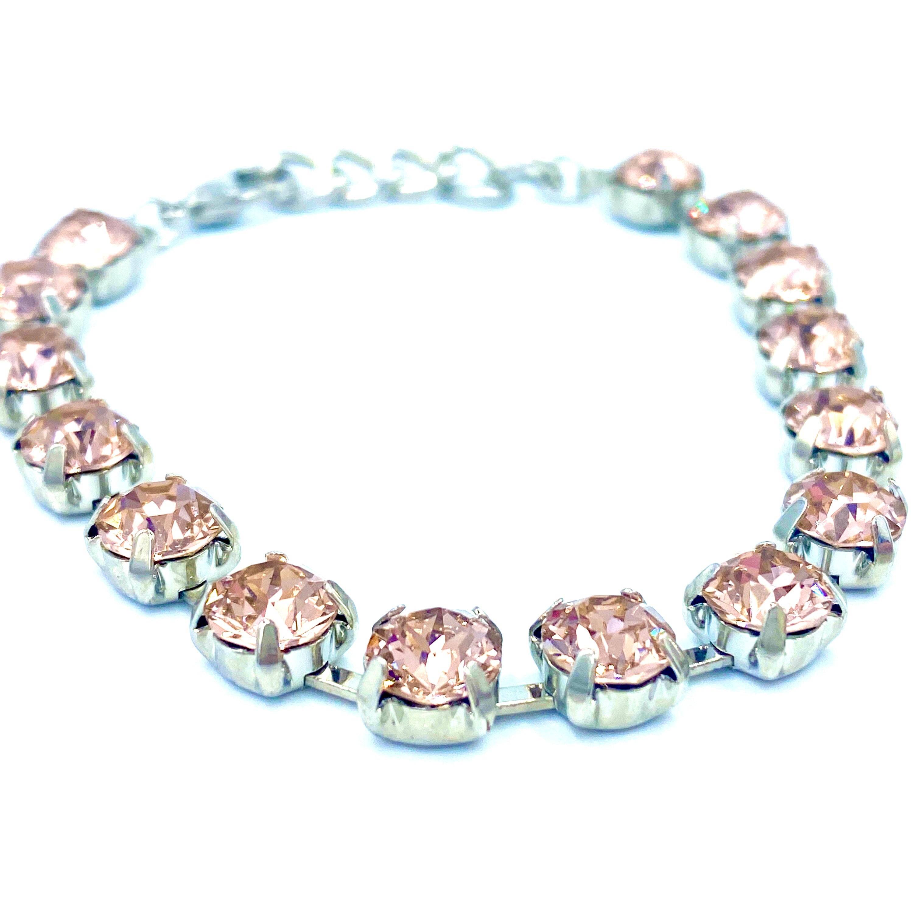 Joanna Bisley Swarovski Crystal Rhodium Bracelet B3484ap - 0