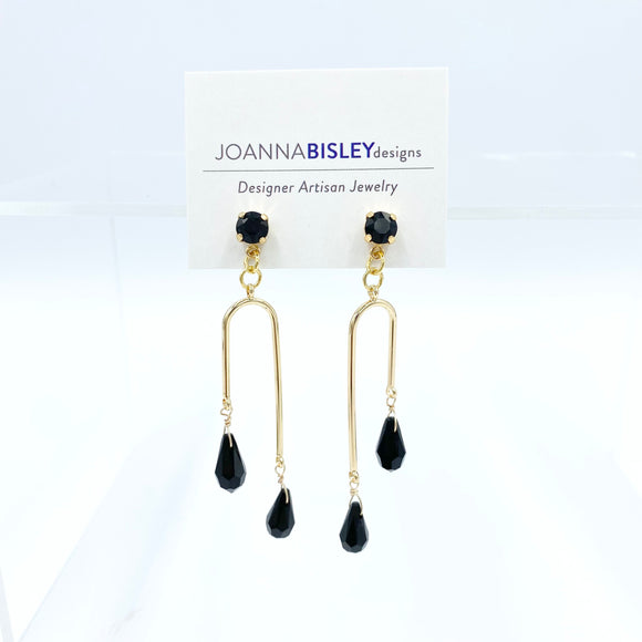 Joanna Bisley Crystal U Earrings