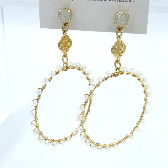 Joanna Bisley Alice Large Hoop Earrings