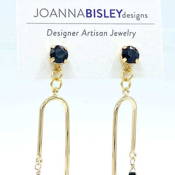 Joanna Bisley Crystal U Earrings