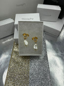 Joanna Bisley Diana Baroque Earrings Gold-3