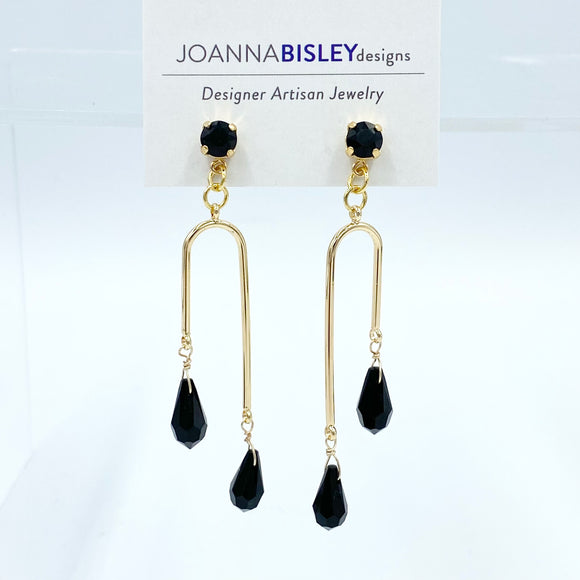 Joanna Bisley Crystal U Earrings