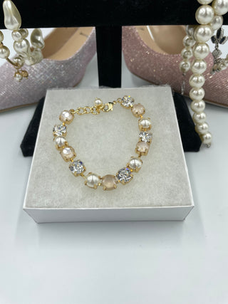 Joanna Bisley Crystal Chain Bracelet