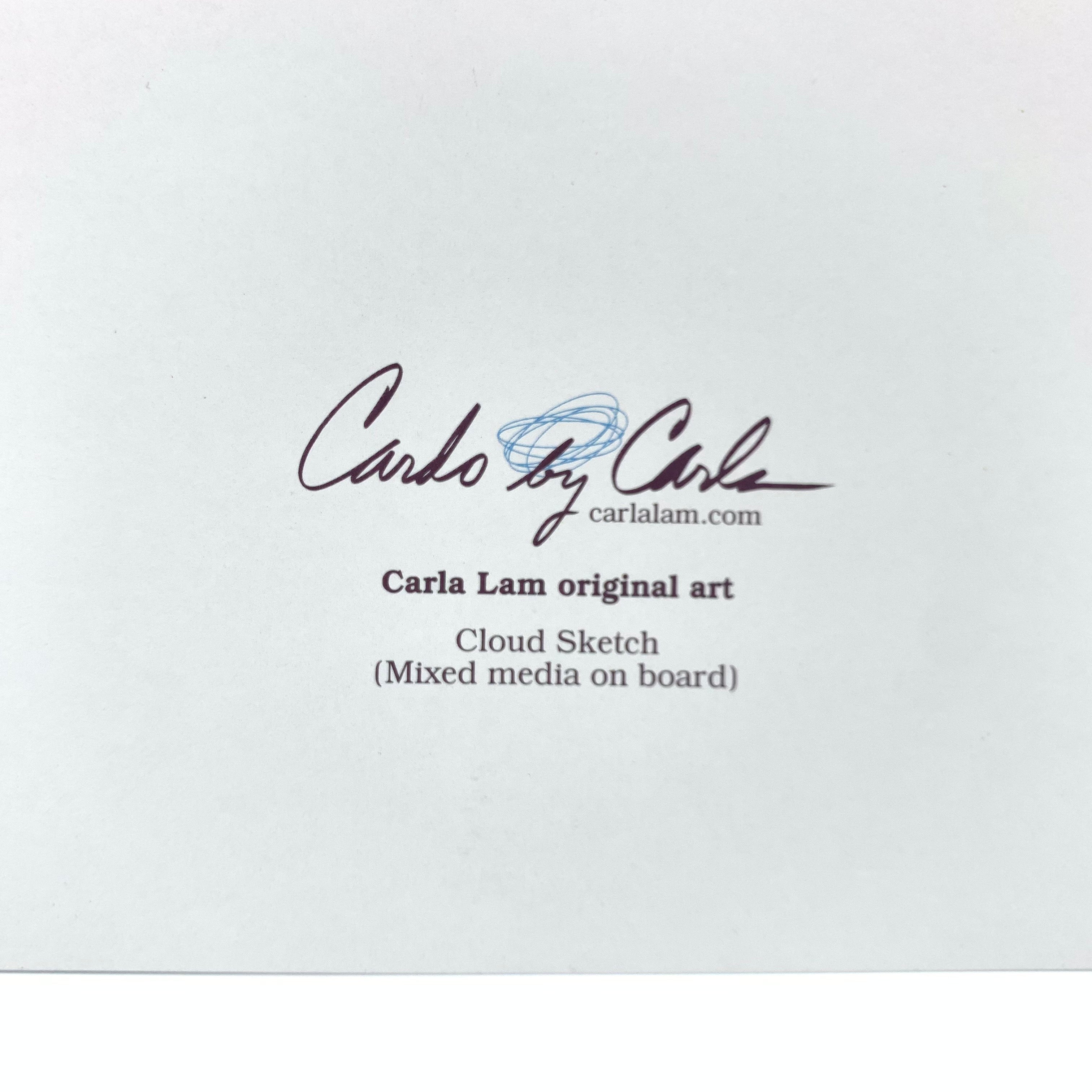 Carla Lam Original Art Card 6.75 x 4.75