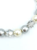 Joanna Bisley Light Grey, Cream Pearl Bracelet-3