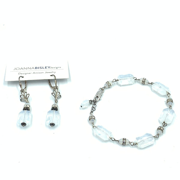 Joanna Bisley Swarovski Crystal Sterling Silver Bracelet B2307wc