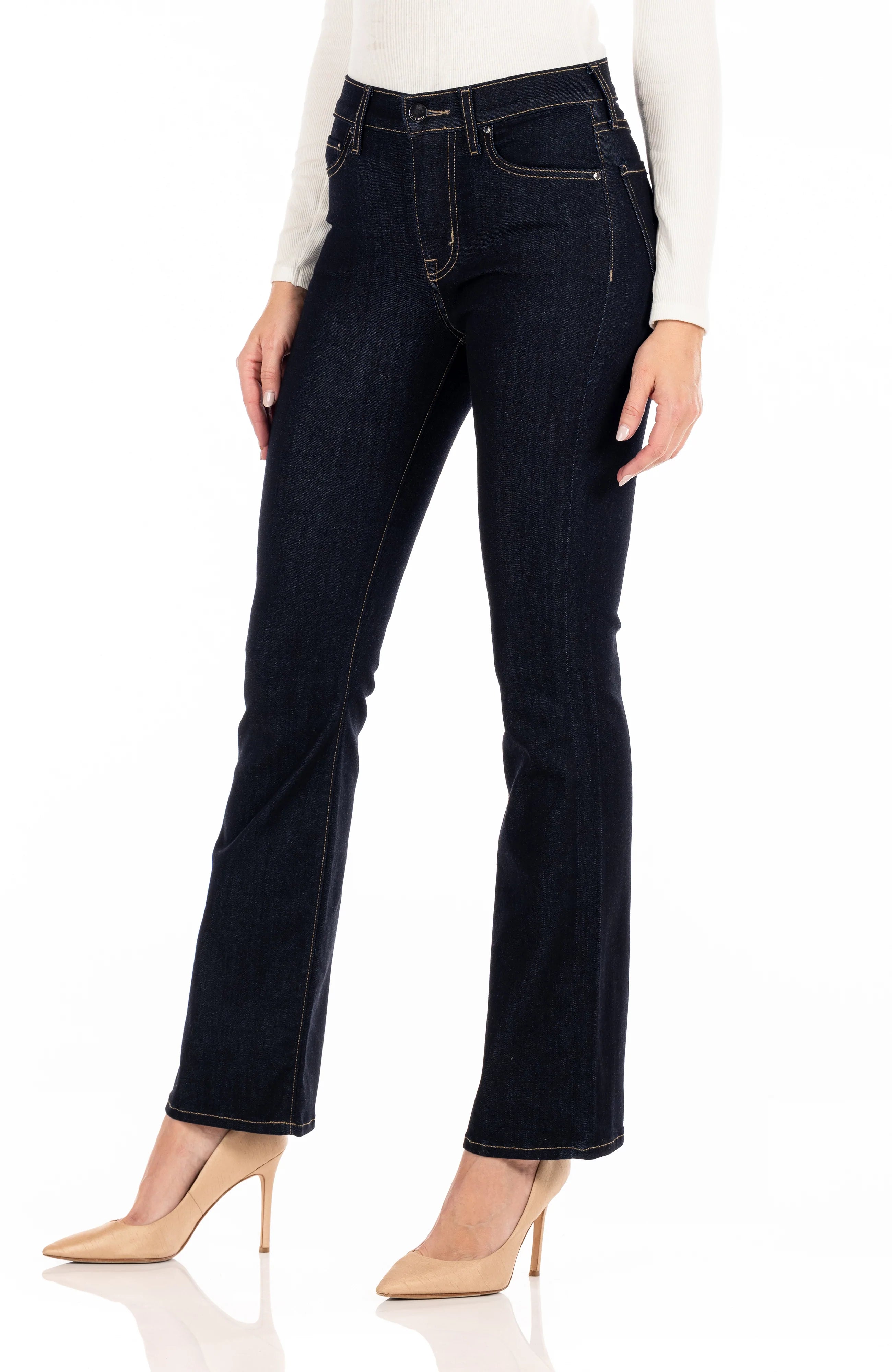 Fidelity Lily High Rise Skinny Bootcut - 0
