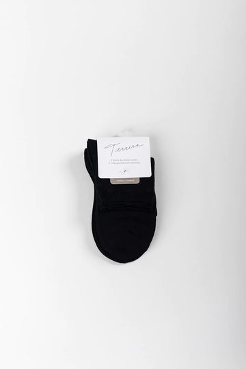 Terrera Ladies Micro Crew Length Bamboo Socks - 2 pack