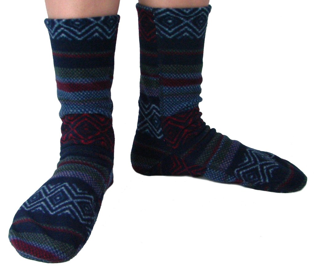 Polar Feet Adult Fleece Socks - Nordic