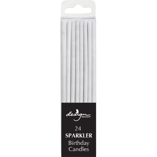 Design Design White Sparkler Stick Candles